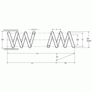 Ressorts de compression sans fin: km-2100