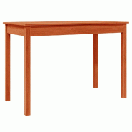 VidaXL Table à manger marron cire 110x55x75 cm bois massif de pin Modèle Boréal Nova - 844467