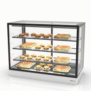 Vitrine chauffante INTEGRA à poser - Chaleur sèche - 1200 mm - H950 - IN120-90C | Sayl Barcelona - Accès arrière