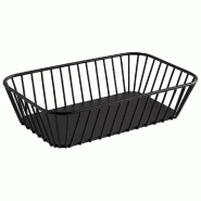 APS GN 1/4 Panier Urban, 26,5 x 16,2 cm, H : 7,5 cm, Métal - noir métal 30418