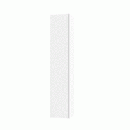 AQA Design Colonne de salle de bain en mélamine IMA blanc mat. L.25 P.27 H.130 MPIG491-O1 - blanc Bois manufacturé MPIG491-O1