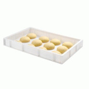 Bac à pâtons 600 x 400 x 90 mm - Polyéthylène haute densité | Gilac
