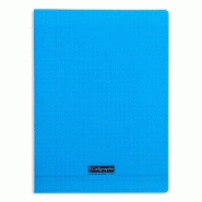 Calligraphe Lot de 4 Cahier Ligne 8000 24x32, 192p./96 feuilles 90 g/m² piquées, couv. PP bleu, Séyès - 3210330183923