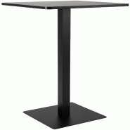 CLP Table Haute Sharon Noir / Noir - noir Bois manufacturé 325097