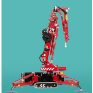 Location de mini-grue 3000kg avec opérateur - Hauteur de levage 16 m - HOEFLON C6 Location de mini-grue 3000kg avec opérateur - Hauteur de levage 16 m - HOEFLON C6