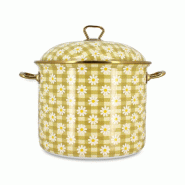 Menastyl - Marmite daisy 24cm en acier émaillé - 3256391052228