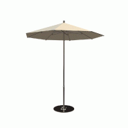 Parasol pour terrasse Pro Moorea rond Ø200 cm armature + toile + housse - ivoire
