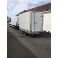 Remorque frigorifique double essieu 2x1350kg - RAPHA 20 - Châssis Lider freiné et dimensions intérieures optimisées_1
