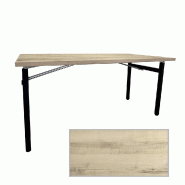 RestooTab - Table pliable Tambu 160x80cm erable kanaka - marron Bois manufacturé TB-TAMBU-16080M-KANAKA