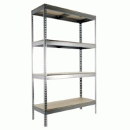 SimonRack Étagère Industrielle, 2000x2100x600 mm, 4 Niveaux en bois, Étagère Charge Lourde, Galvanisé/Bois - Simonforte - métal 8425437081576 SimonRack Étagère Industrielle, 2000x2100x600 mm, 4 Niveaux en bois, Étagère Charge Lourde, Galvanisé/Bois - Simonforte - métal 8425437081576