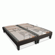 Sommiers électriques  2 places  Lattes  160x190 cm AMIRAL BELLECOUR - gris Bois massif 4NE.CO.0819