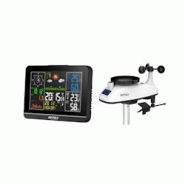 Station Météo Pro Couleur Wifi Tuya Usage Non Intensif Optex - noir 3327969900620 Station Météo Pro Couleur Wifi Tuya Usage Non Intensif Optex - noir 3327969900620