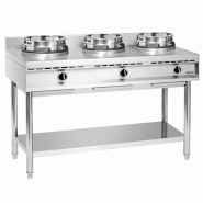 Wok à gaz de table 3 brûleurs 3 x 11.5 kW | Bartscher - 1053103