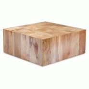 Billot de rechange en bois de bouleau 400x400x250 mm - 3701637613867 Billot de rechange en bois de bouleau 400x400x250 mm - 3701637613867