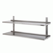 Étagères en inox Longueur : 1600 mm