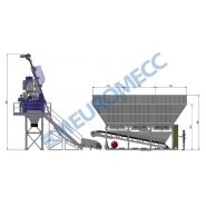 Centrale à béton Euro 3 mix/2 mp - Euromecc - 30 m3/h - 2 mélangeurs planétaires P500 et P250_1