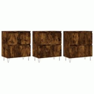 Helloshop26 - Buffet bahut commode armoire meuble de rangement organisateur cuisine salle de séjour salons 3 pcs bois d'ingénierie 02_0037068 - 3000 Helloshop26 - Buffet bahut commode armoire meuble de rangement organisateur cuisine salle de séjour salons 3 pcs bois d'ingénierie 02_0037068 - 3000