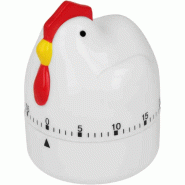 METALTEX Minuteur poule 60 min. - blanc plastique J35728