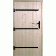 Porte battante - portes de service bois (sapin)