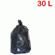 Sac poubelle à déchets lourds - 30 litres - Résistant et en matière recyclée - Marque Rolléco Sac poubelle à déchets lourds - 30 litres - Résistant et en matière recyclée - Marque Rolléco