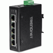 Trendnet TI-E50 commutateur réseau Fast Ethernet (10/100) Noir