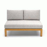 BEST Matera - 2 places acacia - Gris clair - 589401