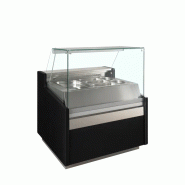 Comptoir saladette de préparation réfrigéré vitrée 1 porte - 1025x9... - PSPID100