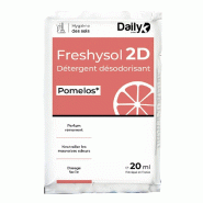 Détergent désodorisant FRESHYSOL 2D - Dosette 20ml x 250 Pomelos - Daily K - 3700008344515