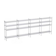 Distform Rayonnage en Acier Inoxydable Linéaires 6050 à 6550 mm 4 Niv P500 Acier inoxydable 6550x500x500x1800mm - 651637756442 Distform Rayonnage en Acier Inoxydable Linéaires 6050 à 6550 mm 4 Niv P500 Acier inoxydable 6550x500x500x1800mm - 651637756442