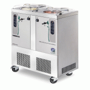 Double congélateur professionnel à accumulation. Production 5+5 kg/heure. Installations de congélation séparées. Modèle GELATO 5+5K TWIN - 1679