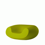 Fauteuil lounge in & out CHUBBY - vert citron