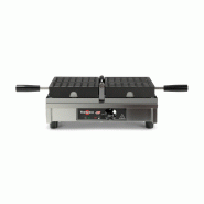 Gaufrier professionnel 4x6 Bruxelles 180° simple G/D Krampouz