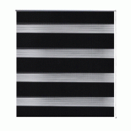 Helloshop26 - Store enrouleur noir tamisant 60 x 120 cm  fenêtre rideau pare-vue volet roulant  4102086 - noir aluminium 3000508751555
