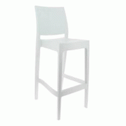 Ligne chr inca tabouret h75 - blanc carton de 4 - blanc plastique MCH-750733-BLAN Ligne chr inca tabouret h75 - blanc carton de 4 - blanc plastique MCH-750733-BLAN