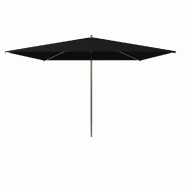 Parasol pour terrasse Pro Ouessant rect.200x300cm -armature+toile+housse - noir