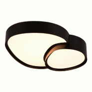 Plafonnier LED, 2700-6500K, 2400 lm, Noir, Télécommande - Trio - Rise - noir 4017807600582