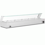 Royal Catering - Royal Catering RCBM_GN1/2_4 Bain-marie Chauffe-plat bain-marie Vitrine bain-marie professionnelle 2 000 W 5 x GN 1/2 Robinet De - 406