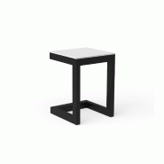 Table basse Posidonia en C - noir