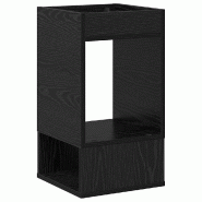 VidaXL Table d'appoint Chêne noir 30 x 30 x 56 cm Bois d'ingénierie Modèle Flex Évasion Pro - 890930