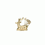 Aulica Piques apéritif cerf ou renne dorés - lot de 6 - doré 129002
