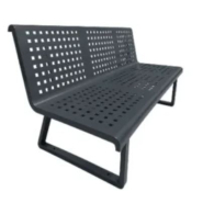 Banc métallique extérieur - QUADRA