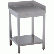 Diamond - Table de travail 90° avec sous tablette + 2 dosserets arrières - réf. TL661CD-ST9 - gris AKS-TL661CD-ST9
