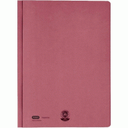 ELBA Chemise à double lamelles, format A4, en carte manille coloris rouge - 4002030231023