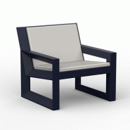 Fauteuil lounge in & out FRAME - bleu