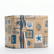 Papier cadeau kraft Rivages 0,70x50m
