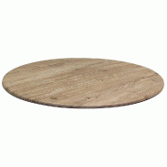 Plateau rond de table extérieur Smartline Ø70cm décor washington pine