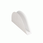 Support pour tacos The pack carton ondulé nano-micro 15x2x7cm blanc - par 1200