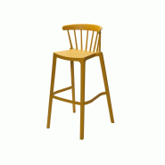 Windson - Tabouret de bar empilable en polypropylène Jaune_0