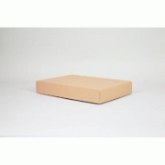Campana cloche boîte 37x26x7cm kraft naturel 50 unités