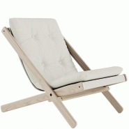 FAUTEUIL FUTON BOOGIE HÊTRE MASSIF NATUREL COLORIS NATUREL